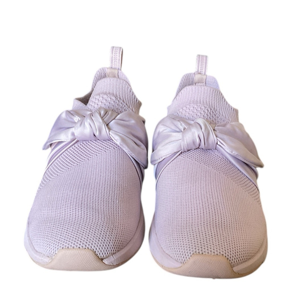 Skechers Mark Nason Debbie modern jogger Sneakers lavender w/ Bow Accent Sz 6.5 - Picture 8 of 12